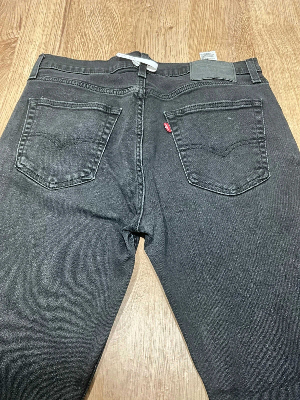 Jean Levi's 511 Slim W34 L32 Denim Noir Délavé 99% coton Style Casual – photo 8